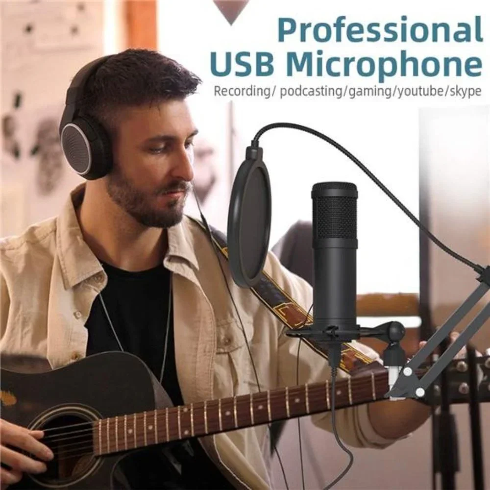 USB Streaming PC Microphone, Zero-Latency Monitoring Professional 192kHz/24Bit